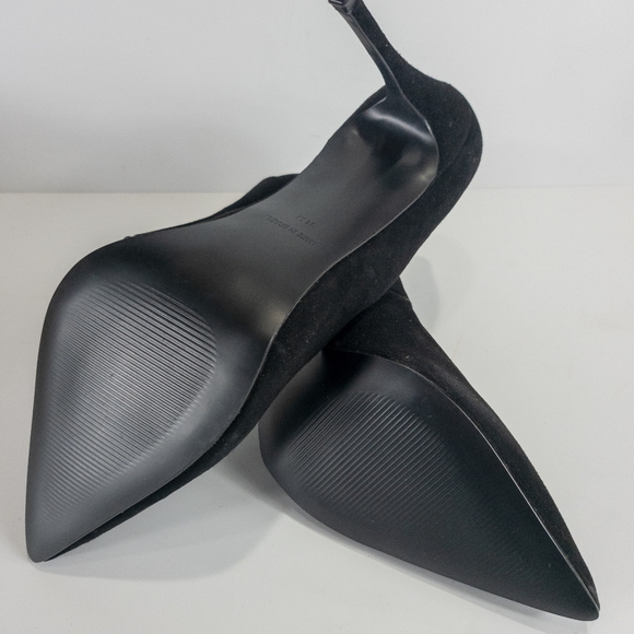 Steve Madden Daisie Pumps Suede Black -11 - Picture 9 of 9